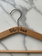 Vintage Wooden Hanger - Glo Bus Union