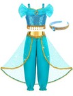 Arabian Princess Costume for Girls - Halloween Dress-Up, Birthday Cosplay, Party