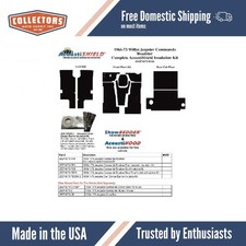 Complete Interior Insulation Kit For 1966-1973 Jeepster Commando Roadster