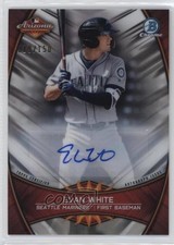 2019 Bowman Chrome 2018 AFL Fall Stars Auto 19/150 Evan White #AFL-EW Auto 0p10