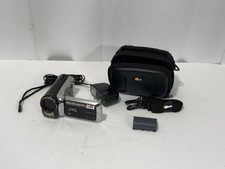 JVC Everio GZ-MS120BU Camcorder Bundle, Dual SD Slot, 40x Zoom - Tested - Works