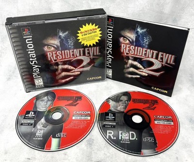 Resident Evil 2 (Sony PlayStation 1, 1998) PS1 Black Label CIB