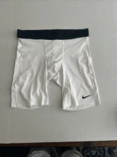 Nike Base Layer ShortsDri-Fit Pro Pockets White FB7963-100 Mens Size XL