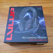 NEW Pro Gaming Headset w/ Foldable Mic Works with PS4 PS4pro XBOX One PC Vivitar