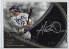 2020 Topps Tier One Talent Silver Ink 9/10 Hunter Dozier #T1TA-HD Auto 19n6