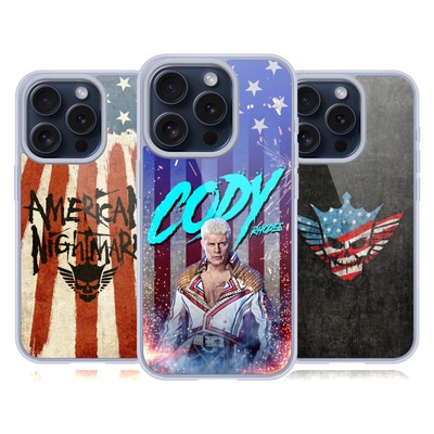 OFFICIAL WWE CODY RHODES GRAPHICS SOFT GEL CASE FOR APPLE iPHONE PHONES