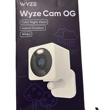 WYZE Cam OG 1080p HD Wi-Fi Security Camera - Indoor/Outdoor, Color Night Visi...