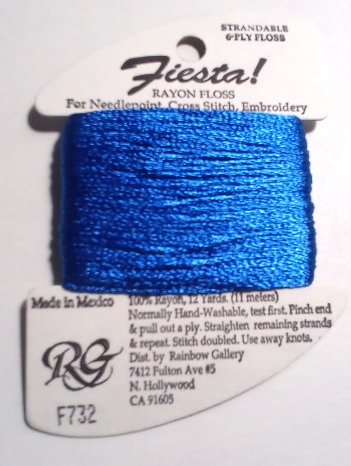 Rainbow Gallery threads - Fiesta! - Rayon floss - Image 4 of 4