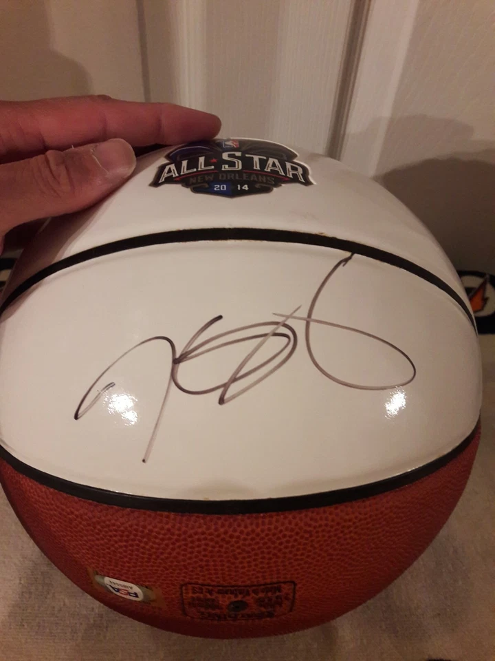 KEVIN DURANT SIGNED 2014 NBA ALL STAR GAME AUTOGRAPH BASKETBALL PSA DNA KD - Image 2 of 4