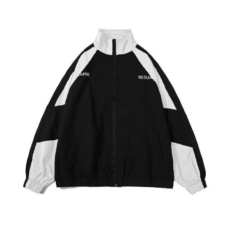 2023 New Women Jackets Fashion Harajuku Patchwork Streetwear Lightweight Jackets