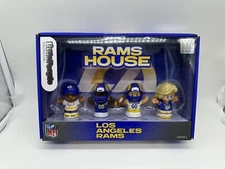 Little People NFL Collector Figure Set - LOS ANGELES RAMS - RAMS HOUSE -Series 1