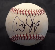 DAN JENNINGS SIGNED PRACTICE USED BASEBALL ROMLB OFFICIAL AUTOGRAPHED MARLINS