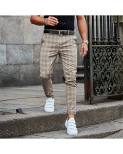 Hombre Informal Largo a Cuadros Pantalones De Gimnasia Deportes Pantalones  Jogger Fitness Hip Hop | eBay