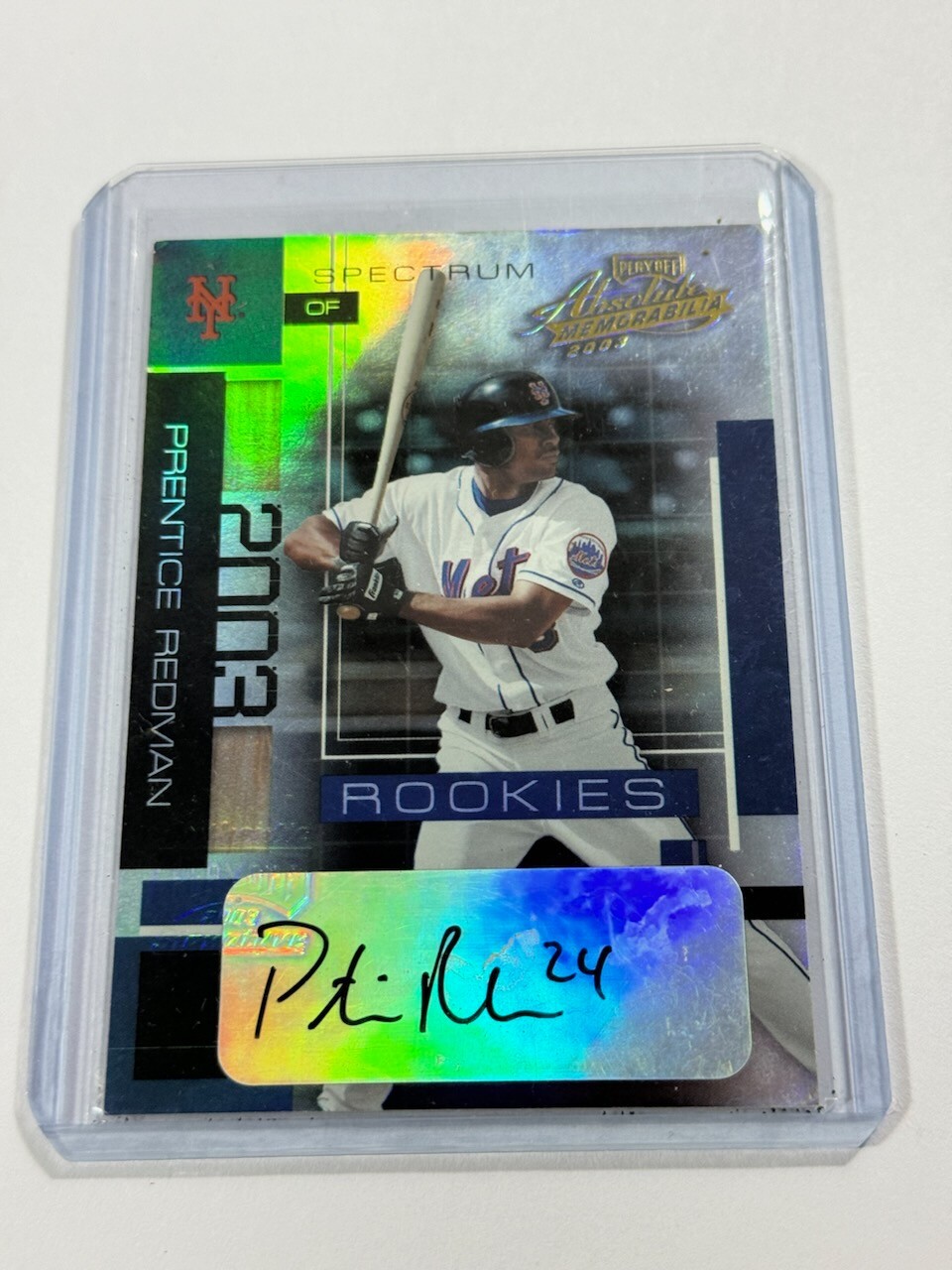 Prentice Redman 2003 Playoff Absolute Memorabilia Spectrum Rookie RC Auto /250
