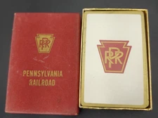 PRR Pennsylvania Railroad Playing Cards Redi-Slip Brown & Bigelow USA Made