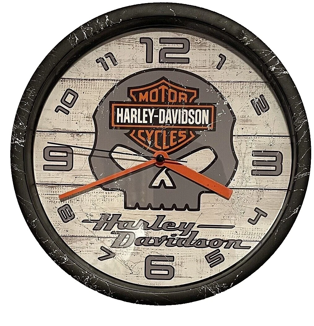 Relojes de pared de plástico Harley-Davidson