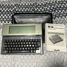 Computer portatile vintage Olivetti M-10 computer portatile antico