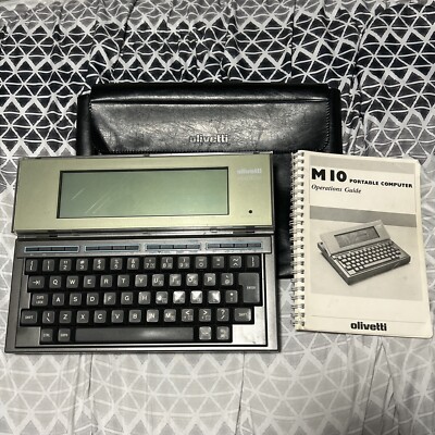 Vintage Olivetti M-10 Portable Computer Antique Laptop | eBay