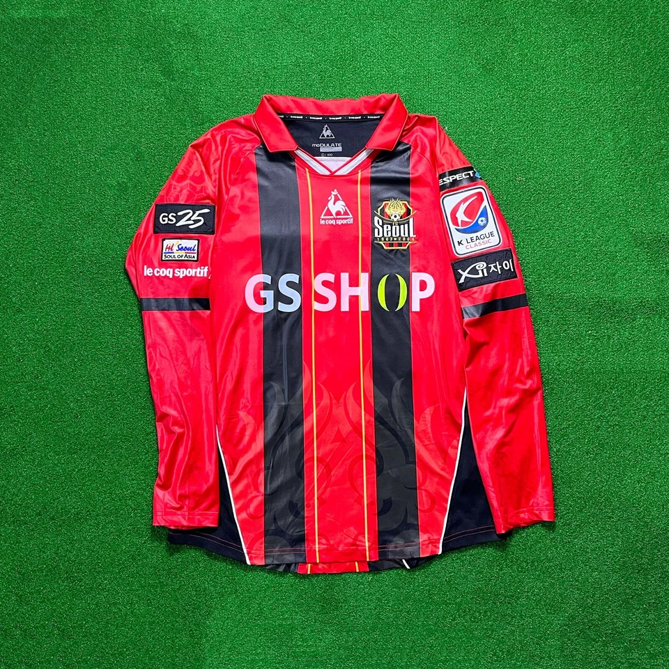 Maillot de football Le Coq Sportif 2013 FC Séoul Home Jersey Player Issue man... - Photo 2/4