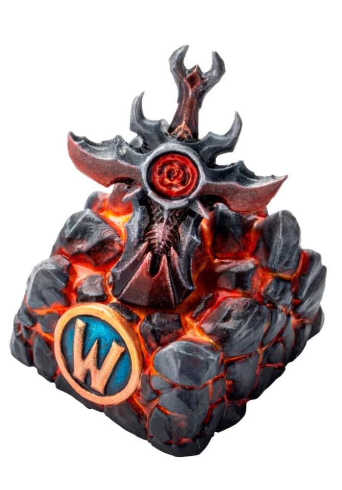 SteelSeries Artisan Keycap World of Warcraft Edition Lava Red Sealed New IN HAND - Image 2 of 3