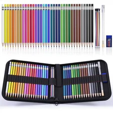 Mechanical Colored Pencils Erasable Mechanical Pencils with Sharpener and Bag...