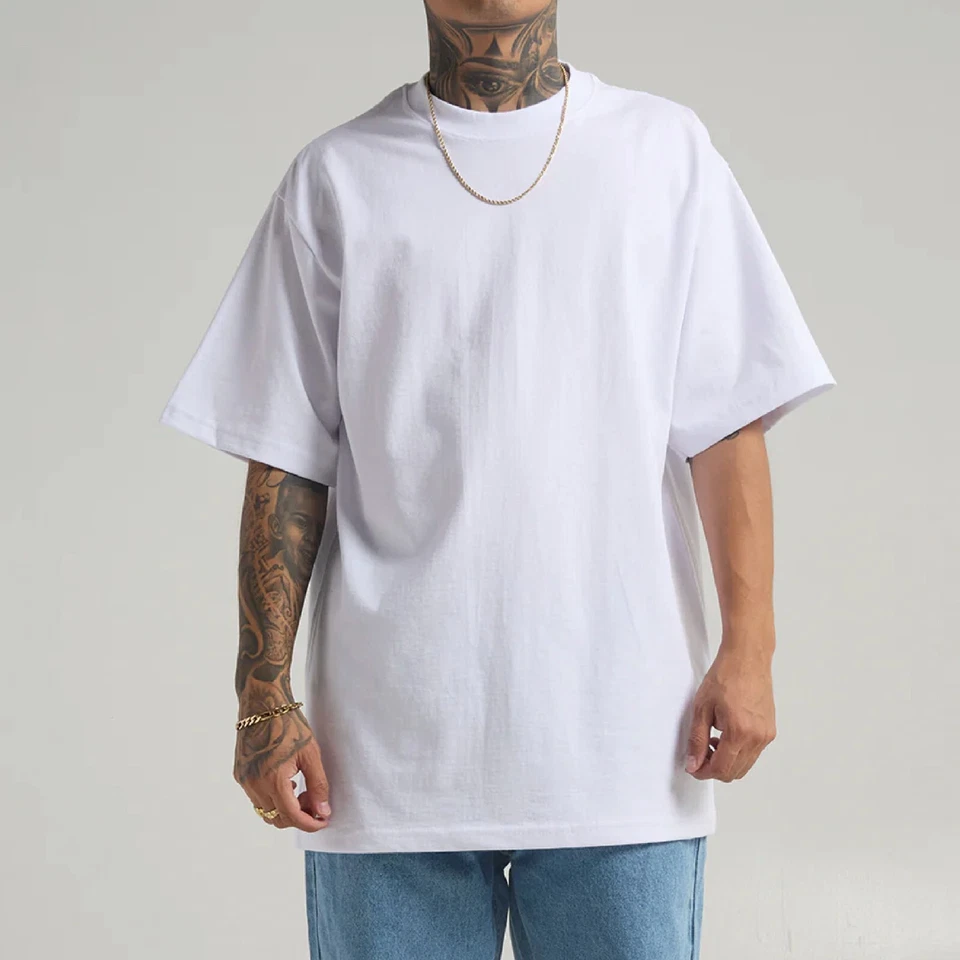 SHAKAWEAR MENS MAX HEAVYWEIGHT SHORT SLEEVE T SHIRTS SHAKA WEAR COTTON TEE SHIRT - Image 4 of 4