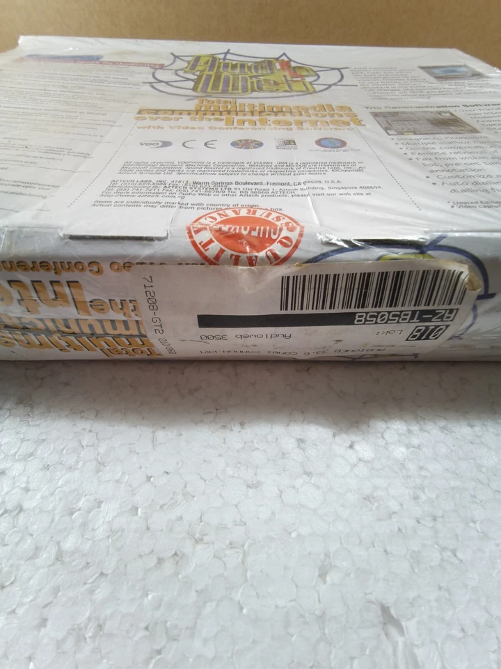 Vintage AZTECH - TARJETA DE SONIDO ISA/MÓDEM 16 BITS **NUEVO** Original Sellado Foto 3 de 4