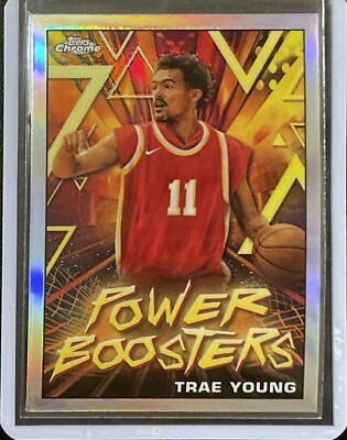 Trae Young - 2023-24 Topps Chrome - Power Booster #PB-1