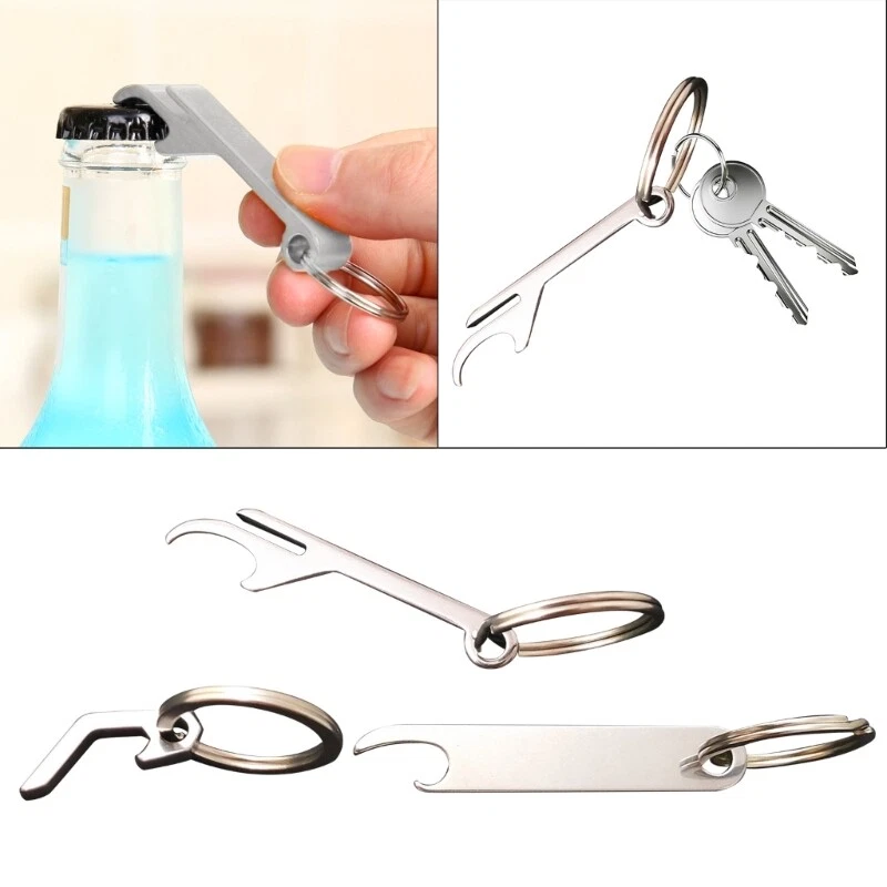 Mini bottle hotsell opener keychain