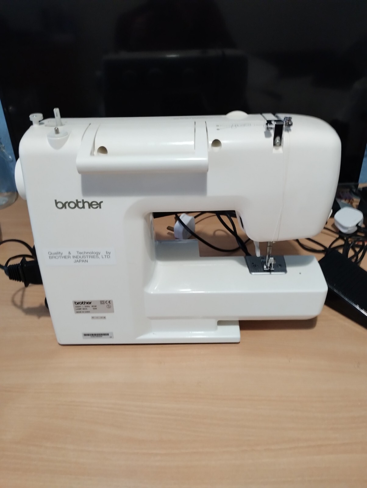 Brother Px110 Sewing Machine With Foot Pedal And Cover Fully Working