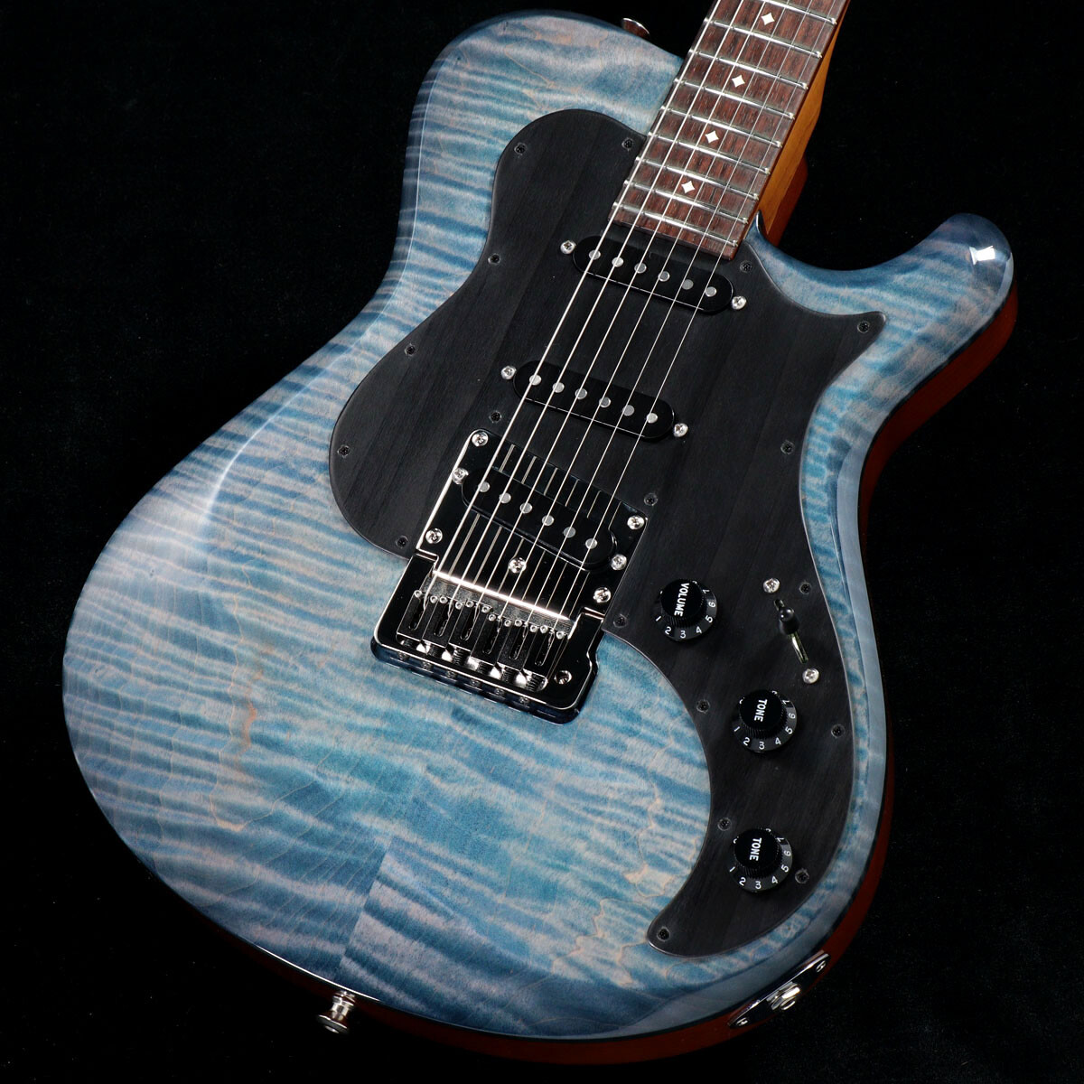 ギター KNAGGS choptank tear2 Knaggs Guitars Tier 2 Choptank Hollowbody HSS in Burgundy