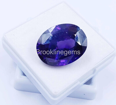 Natural Certified 67 Ct Purple Color Spinel Faceted Oval Cut Loose Gemstone 4JKH