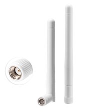 Bingfu External WiFi Antenna RP-SMA WiFi Aerial Dual Band 2.4GHz 5GHz 5.8GHz 2pc