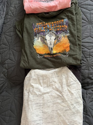 WOMEN’S LOT OF 9 HARLEY DAVIDSON SHIRTS M - Picture 4 of 7