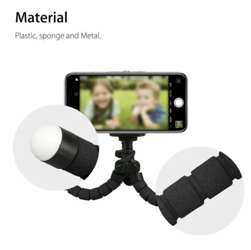 Octopus Adjustable Tripod Stand Flexible Phone Holder for iPhone Camera Bracket - Picture 6 of 18