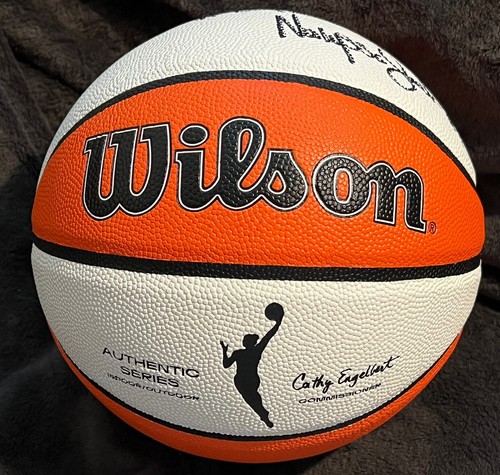 NaLyssa Smith signed auto WNBA Wilson Basketball Baylor Bears Indiana Fever - Picture 2 of 3