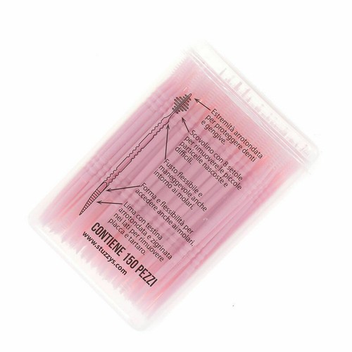 150 Pcs Dental Picks Tooth Pick Interdental Brush With Portable Case 2 Way Oral - Picture 6 of 6