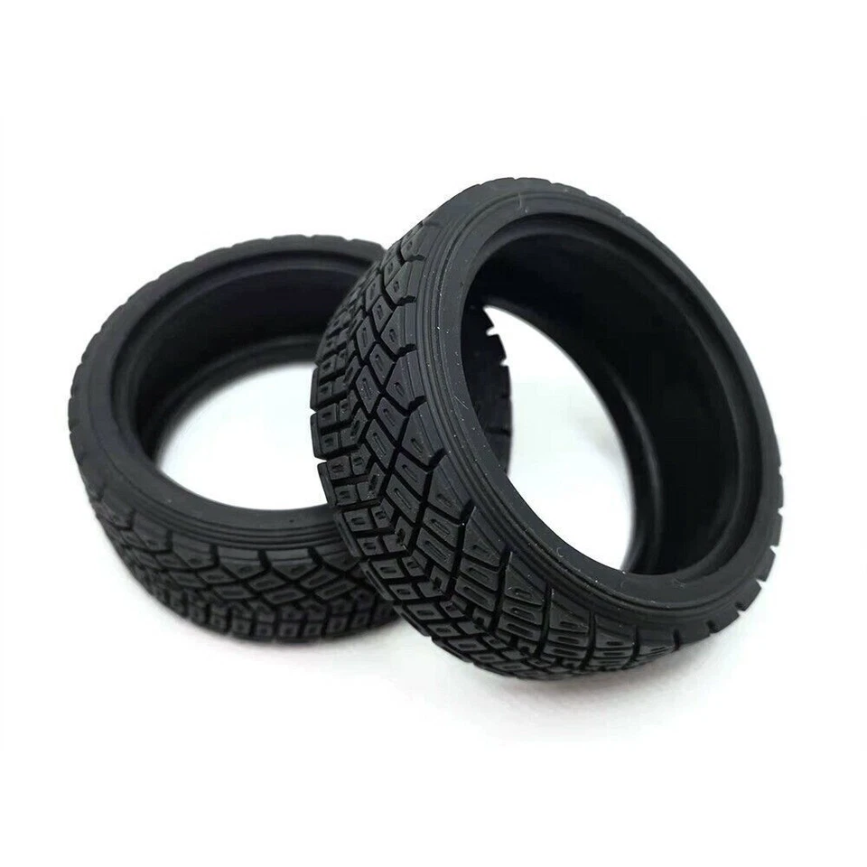 1/10 Scale 4Pcs Soft Rubber Tires For RC Rally RC Off Road Car HSP HPI PP0189 - Image 3 of 4