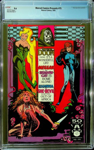 Marvel Comics Presents #75 - Wolverine (1991, Marvel) CGC 9.6 - Cert#4007870017 - Picture 2 of 2