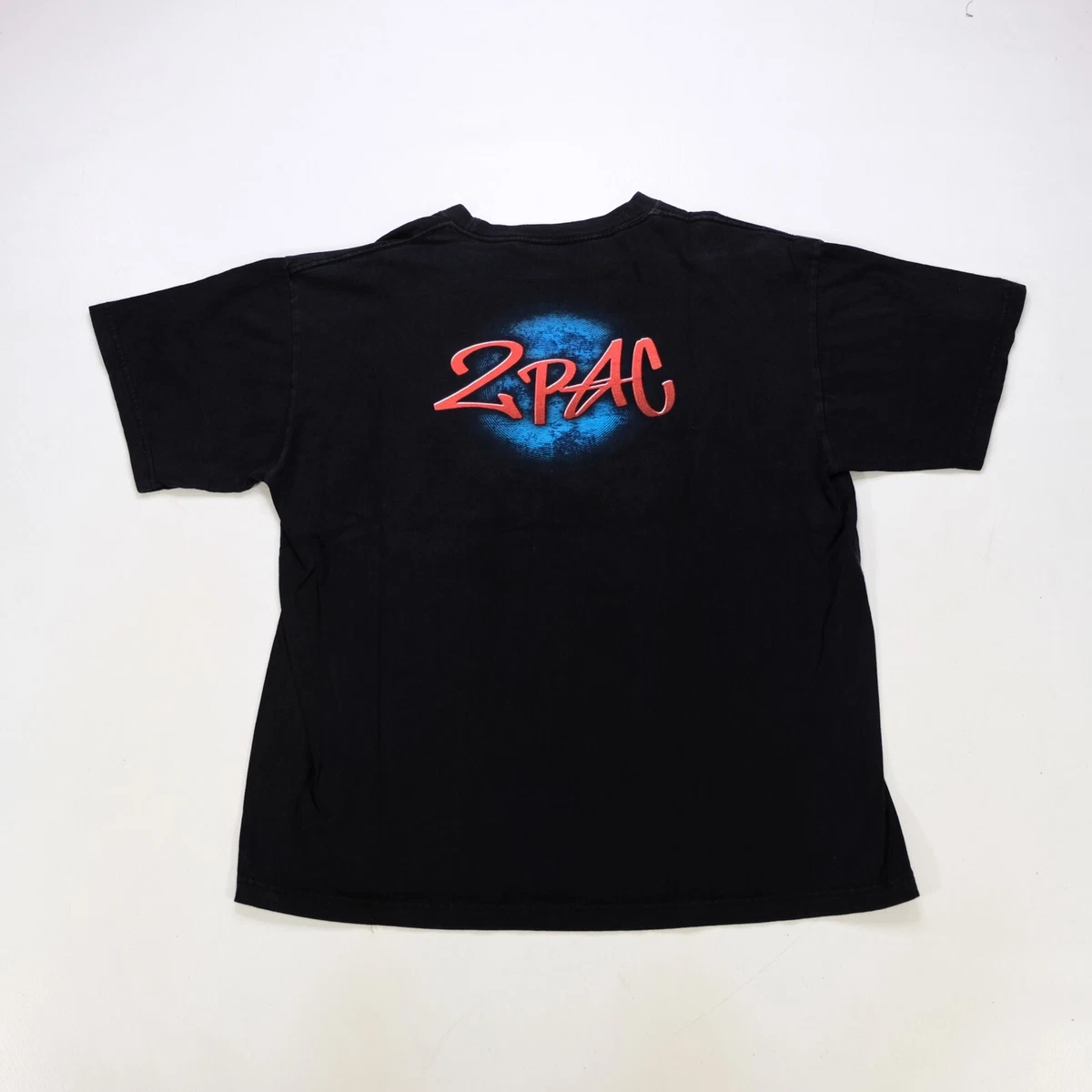 Rare Vintage CYGNUS Tupac Shakur 2Pac 2001 Memorial T Shirt 90s 2000s Black XL