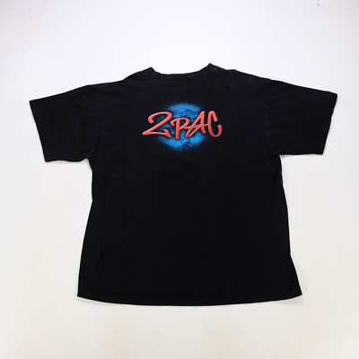 Rare Vintage CYGNUS Tupac Shakur 2Pac 2001 Memorial T Shirt 90s 