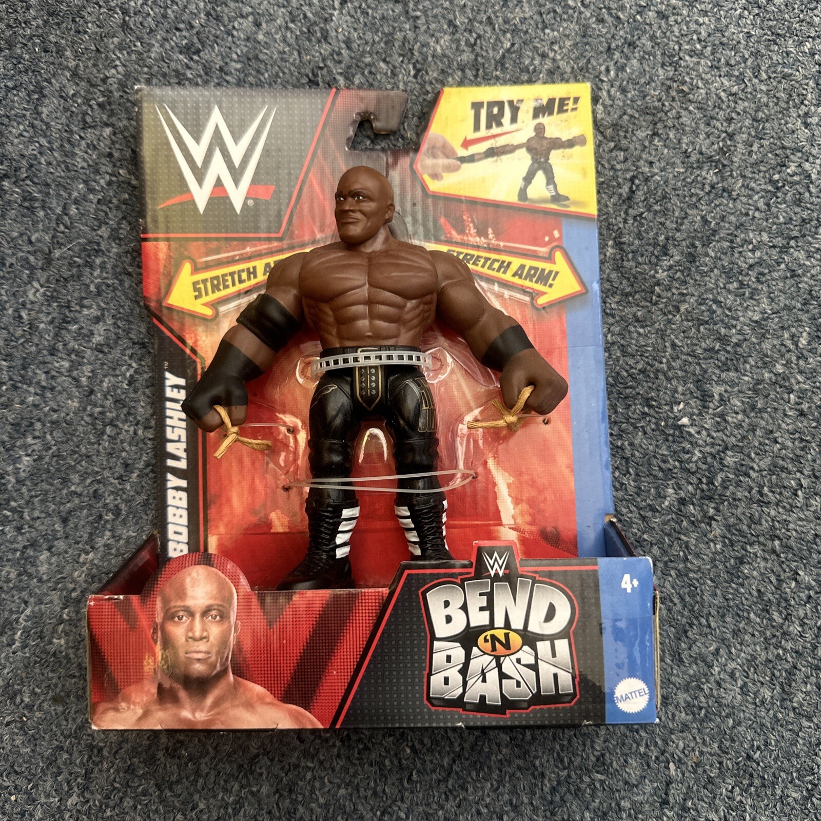 WWE Bend 'N Bash Wave 2 BOBBY LASHLEY Action Figure Mattel New 2022 NEW
