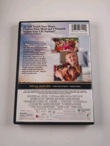 Heaven Is for Real (DVD) 2014 Greg Kinnear, Kelly Reilly TESTED - Picture 2 of 4