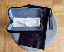 Gucci Brillenetui Hartschale Schwarz Samtetui...