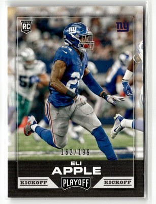 Eli Apple Rookie 2016 Panini Playoff #210 Kickoff #/199 (READ)