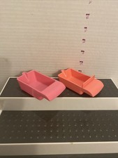 Easy Bake Oven Replacement Pink Trays Only Vintage Lot Of 2