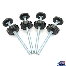 4 Pack 8MM Baby Gate Threaded Spindle Rods Extra Long 4.8" M8 Replacement Bolts