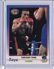 1991 KAYO BOXING CARD #30 EDWARD COOK ID9