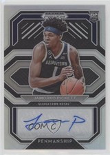 2021-22 Prizm Draft Picks College Penmanship Silver Jamorko Pickett Auto 0ym4