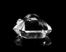 Herkimer Diamant - kristallklare Herkimer Kristall Quarz Doppelender | 6 - 8 mm